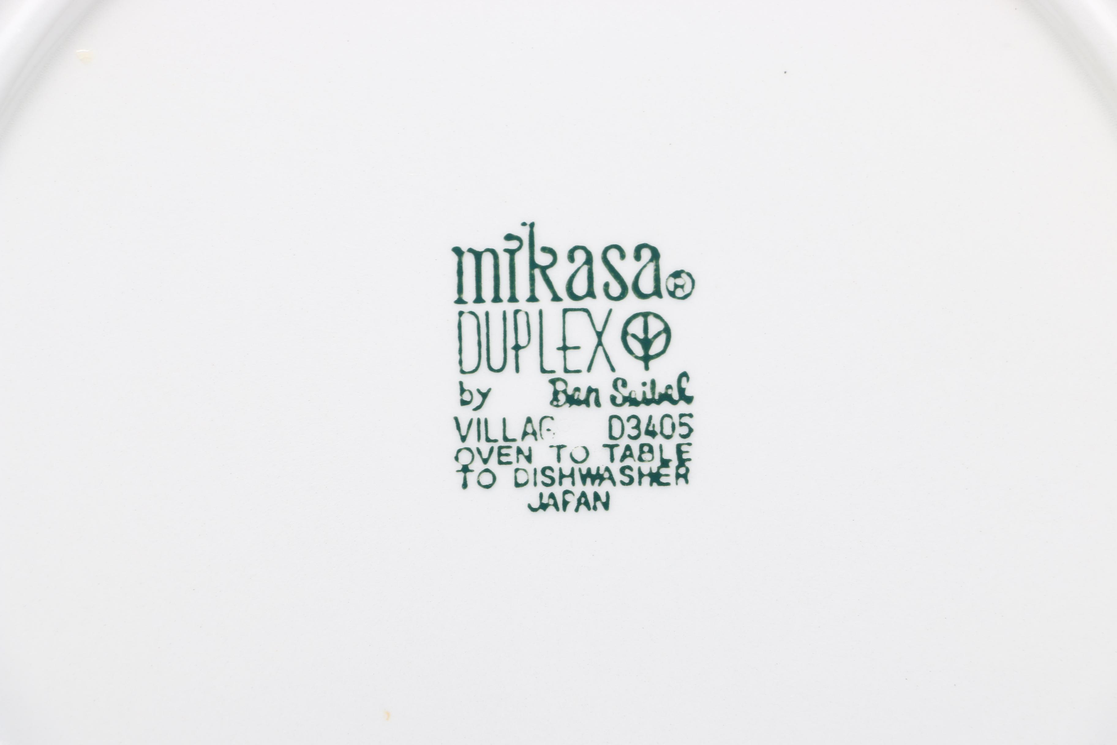 Vintage Mikasa "Duplex" Dinnerware Designed by Ben Seibel