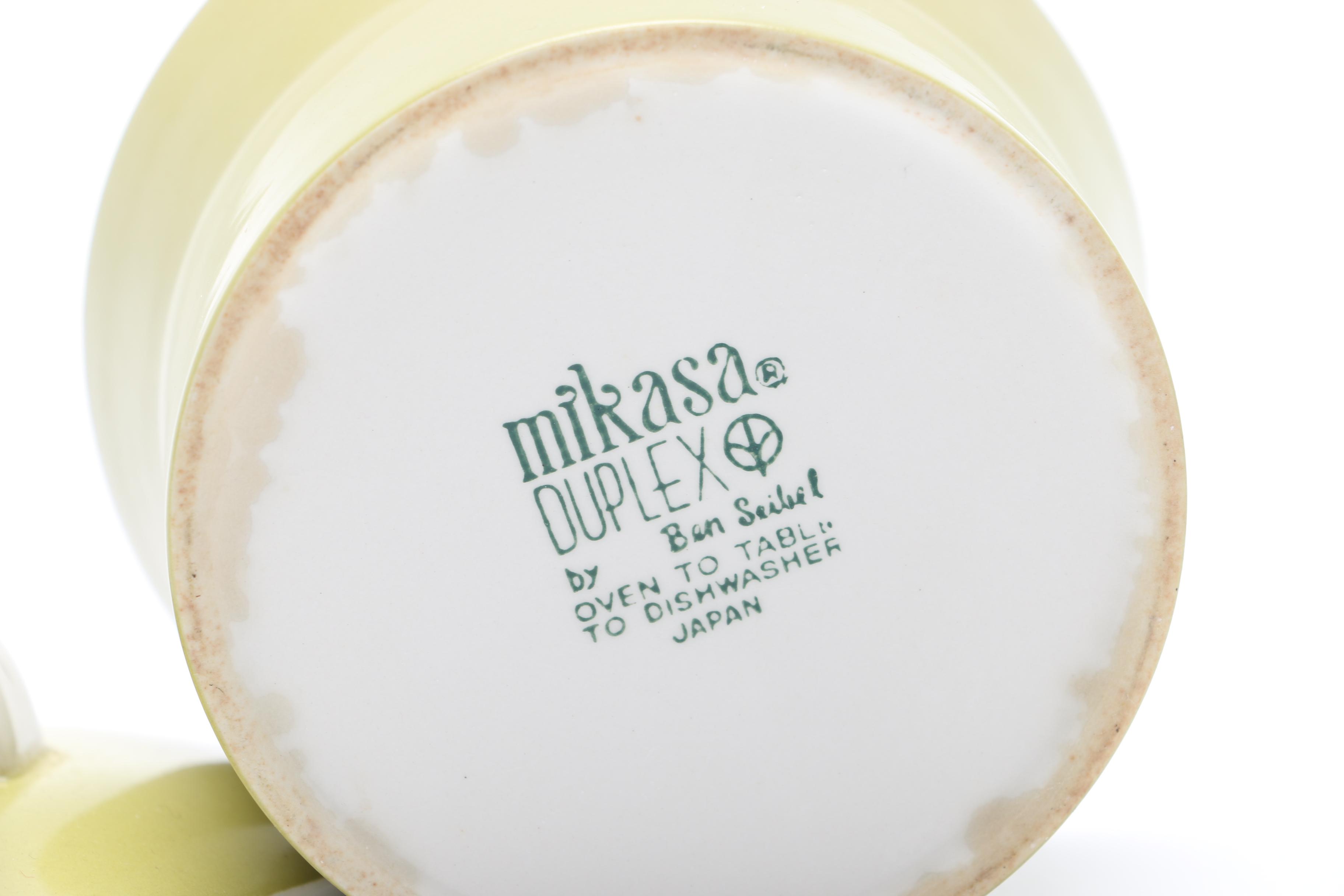 Vintage Mikasa "Duplex" Dinnerware Designed by Ben Seibel