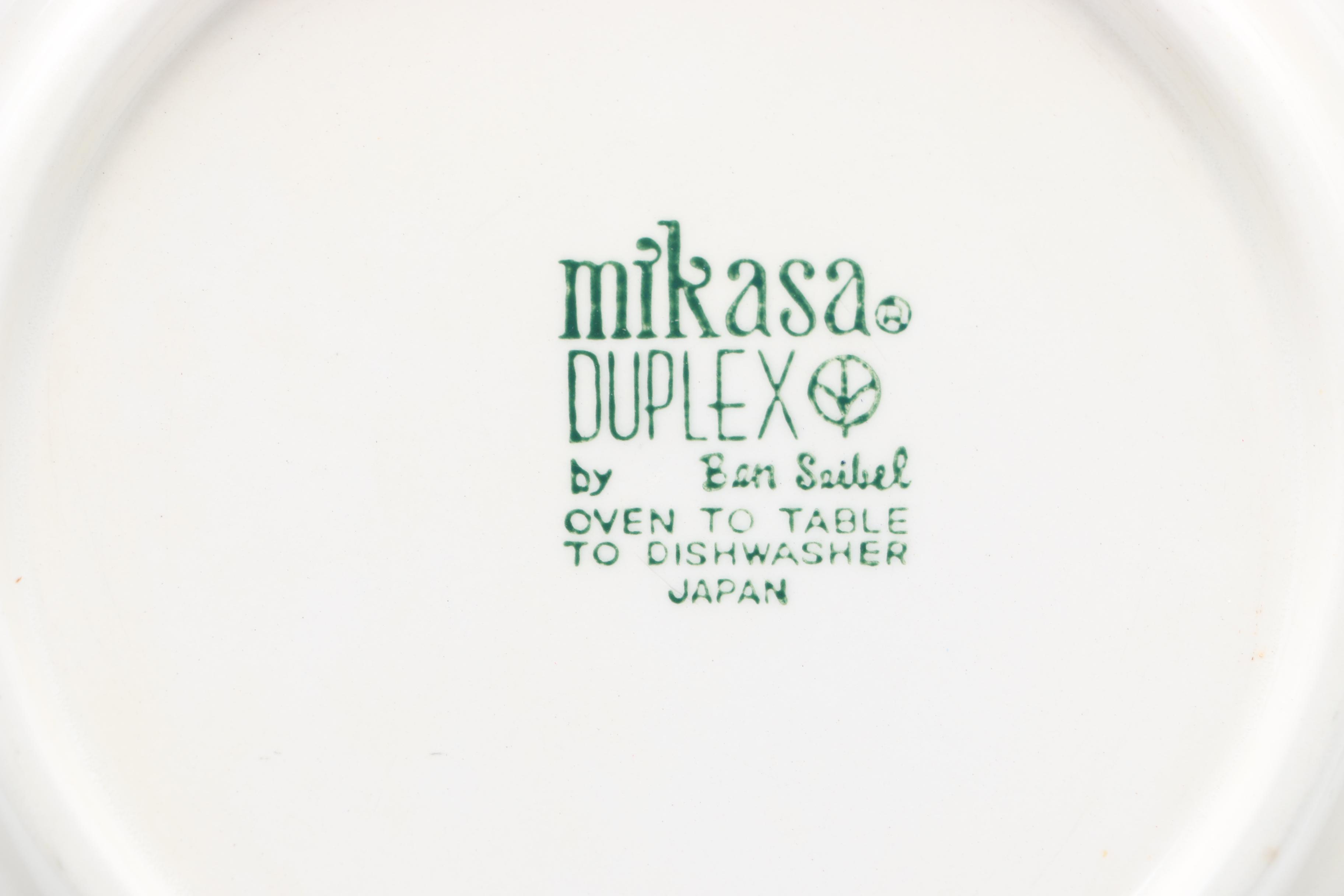 Vintage Mikasa "Duplex" Dinnerware Designed by Ben Seibel