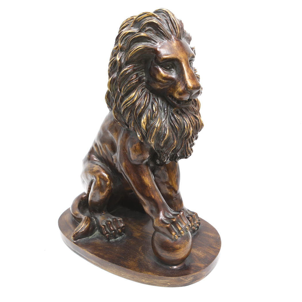Outdoor Statue of a Lion