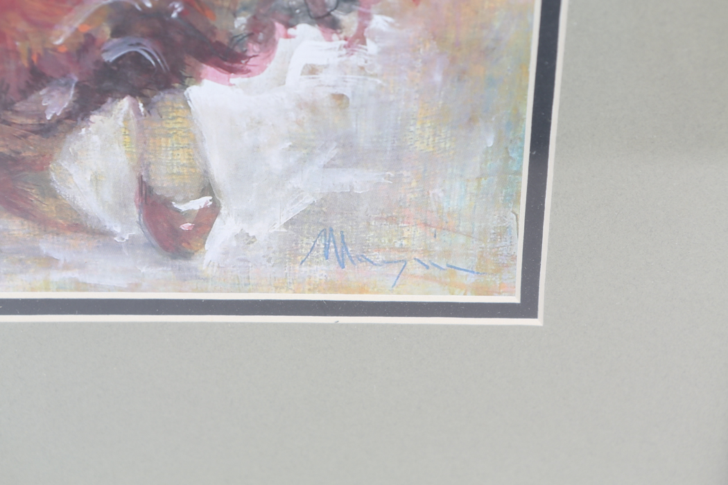 Home Interiors Beauty in Motion and Framed Coordinating Print