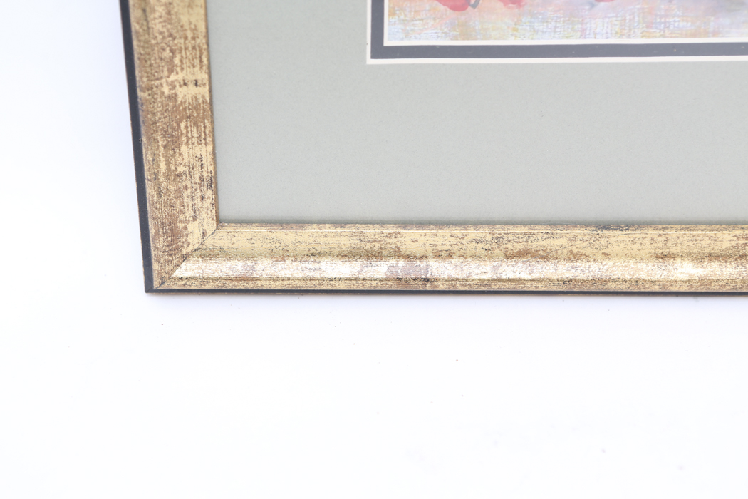 Home Interiors Beauty in Motion and Framed Coordinating Print