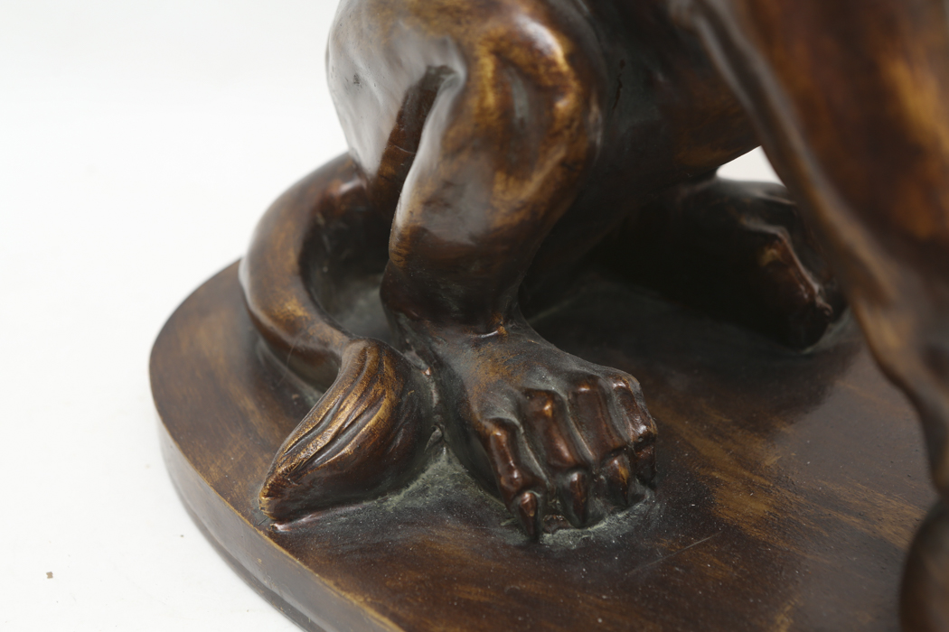 Outdoor Statue of a Lion