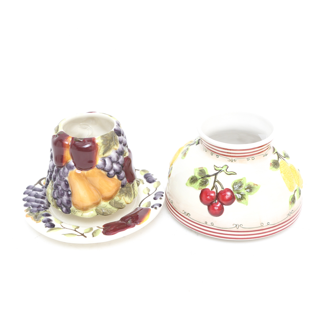 Candle Jar and Candle Shade by Home Interiors