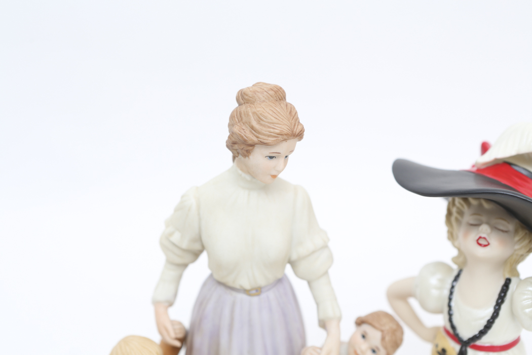 "Playing Dress Up" and "Teacher's Pet" Figurines by Home Interiors