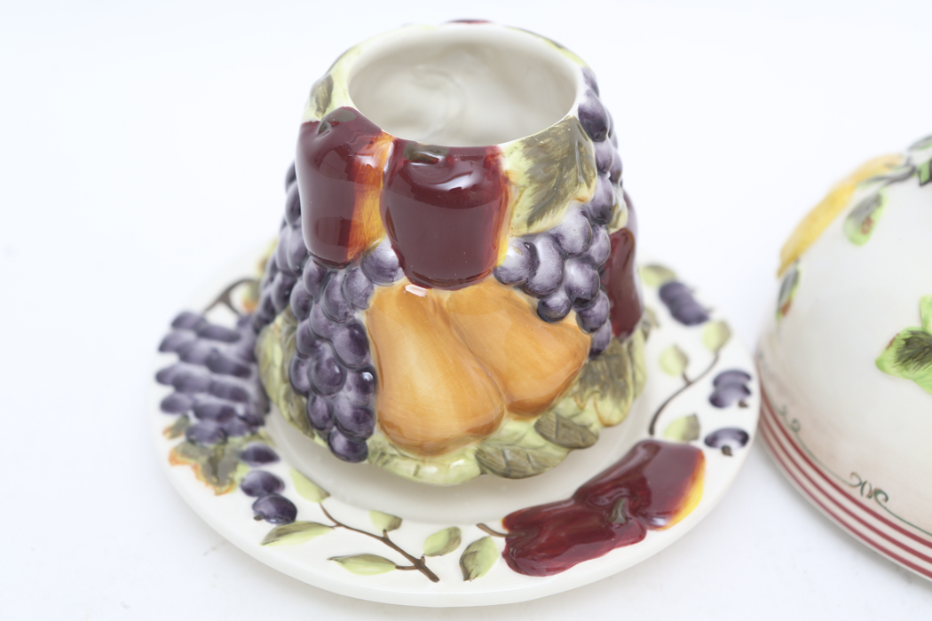 Candle Jar and Candle Shade by Home Interiors