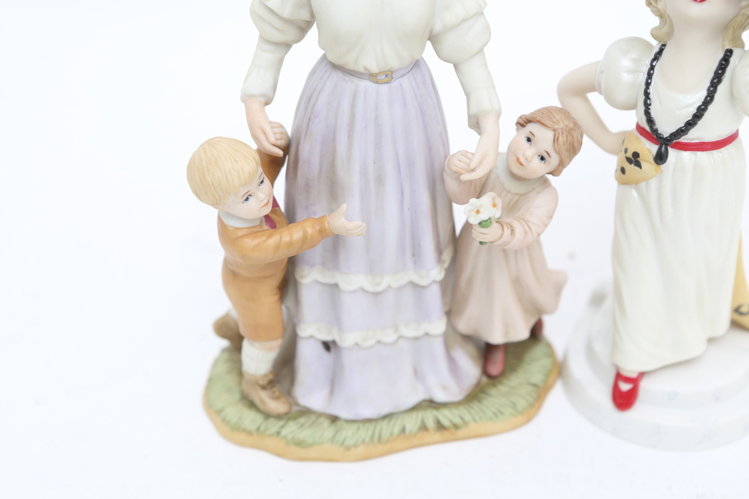 "Playing Dress Up" and "Teacher's Pet" Figurines by Home Interiors