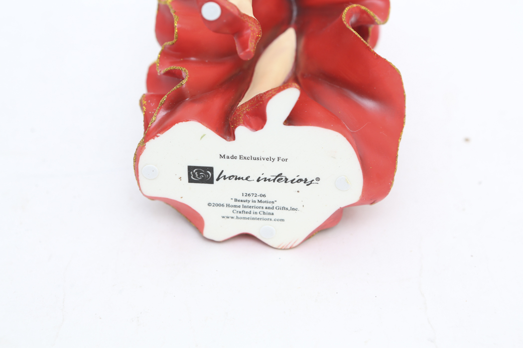 Home Interiors Beauty in Motion and Framed Coordinating Print