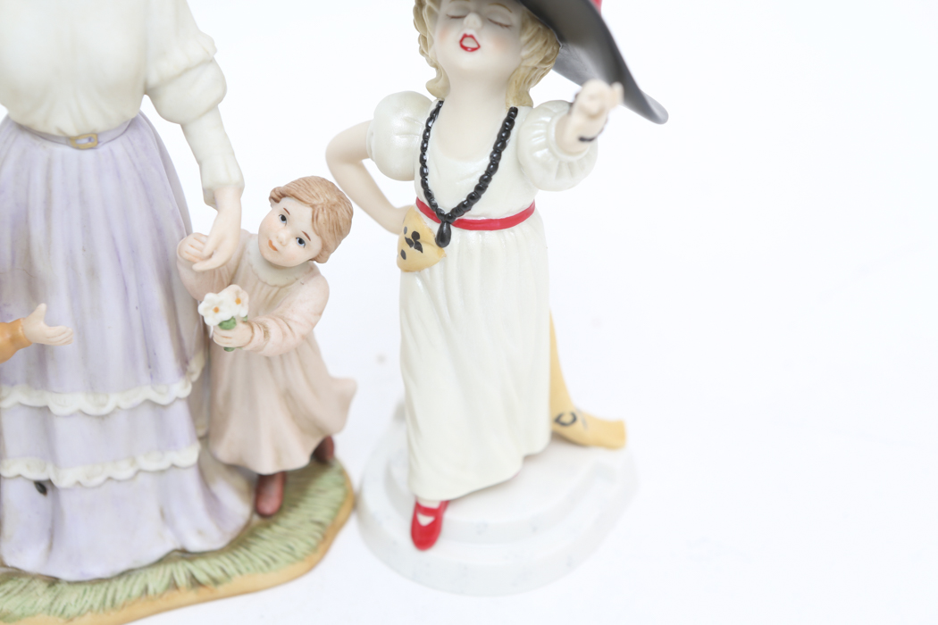 "Playing Dress Up" and "Teacher's Pet" Figurines by Home Interiors