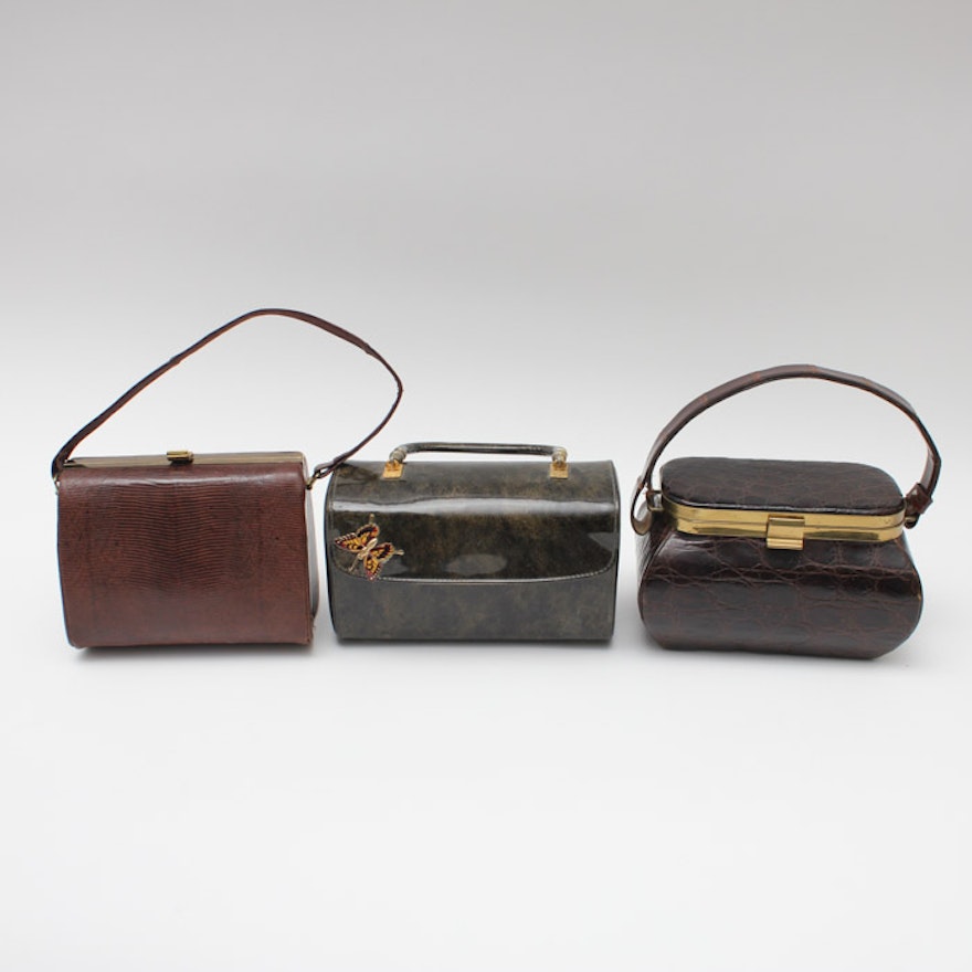 Collection of Brown Handbags