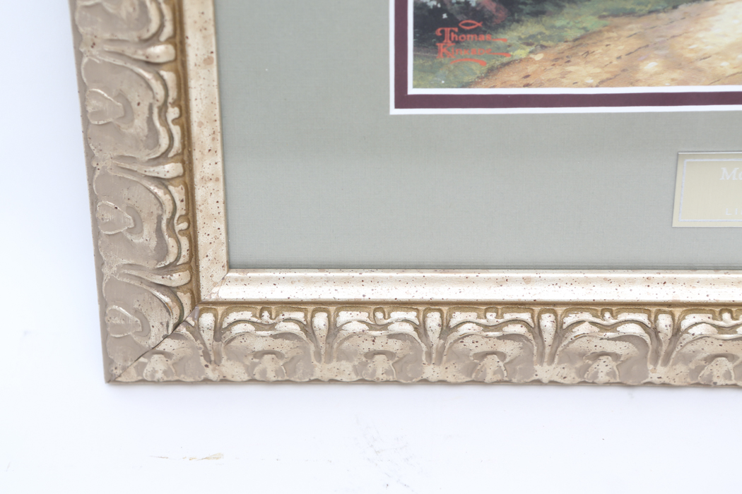 Thomas Kinkade Offset Lithograph "Morning Dogwood"