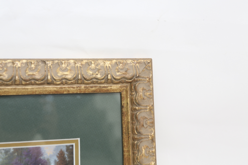 Thomas Kinkade Offset Lithograph "Stillwater Cottage"