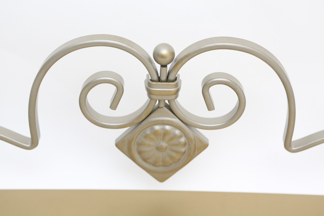 Small Wall Shelf in Metallic Tones