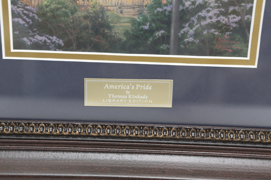 Offset Lithograph Titled "America's Pride" by Thomas Kinkade
