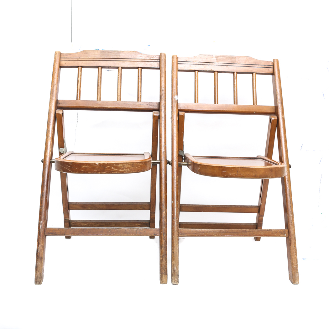 Two Small Fold Up Chairs