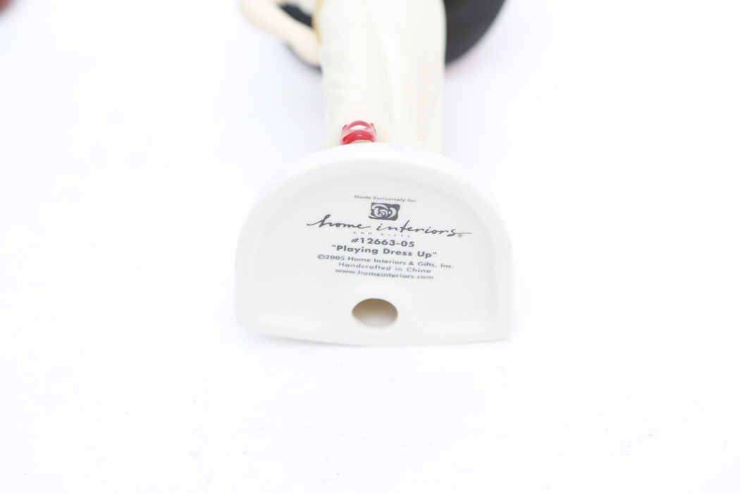 Two Home Interiors Figurines