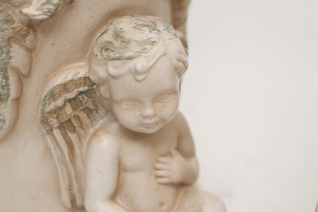 Cherub Column Plant Holders