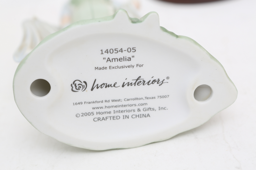 Two Home Interiors Figurines