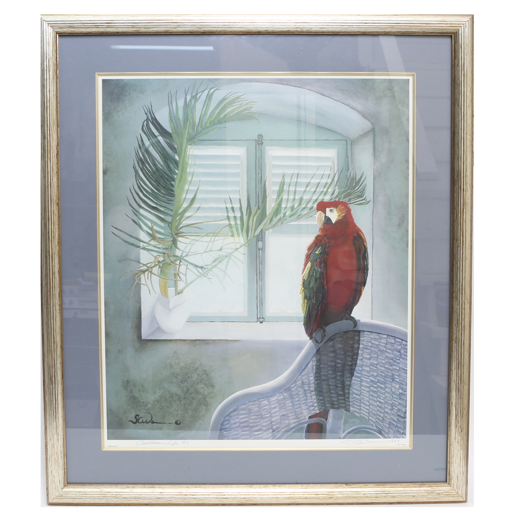 Framed Print Titled "Carribean Life #1"