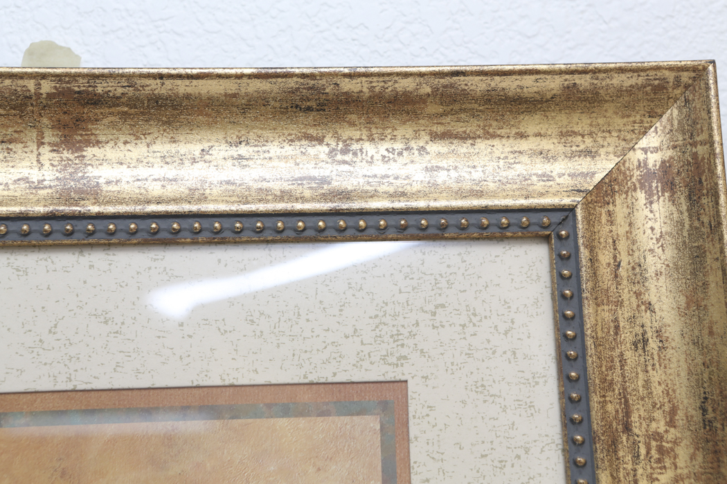 Framed Floral Print After Joan Cole