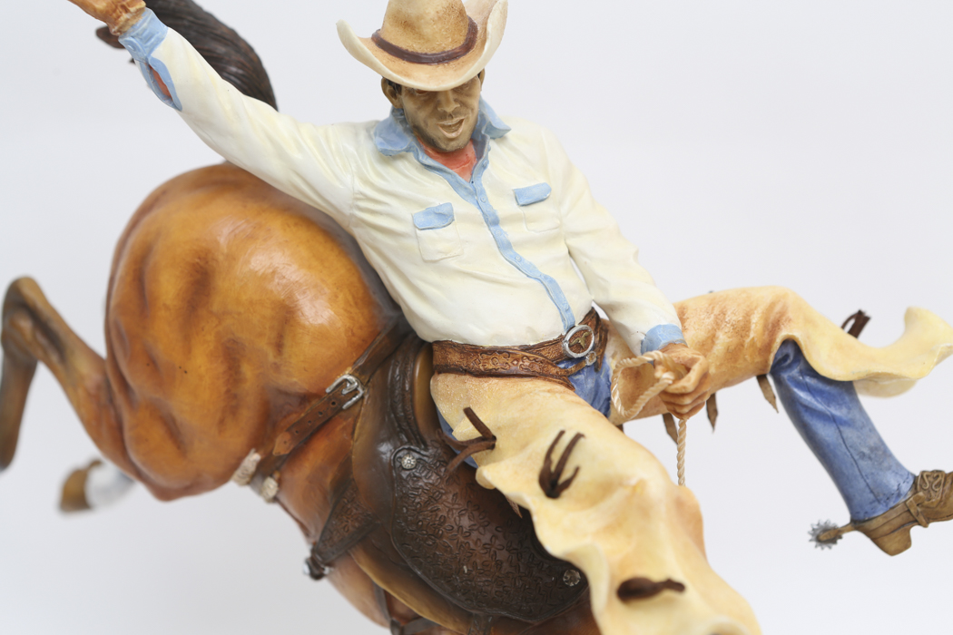 Boehm "Get Off My Back" Bucking Bronco and Cowboy