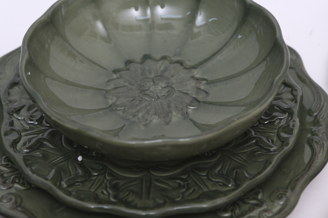 Set of Better Homes and Garden Collection Stoneware Dishes