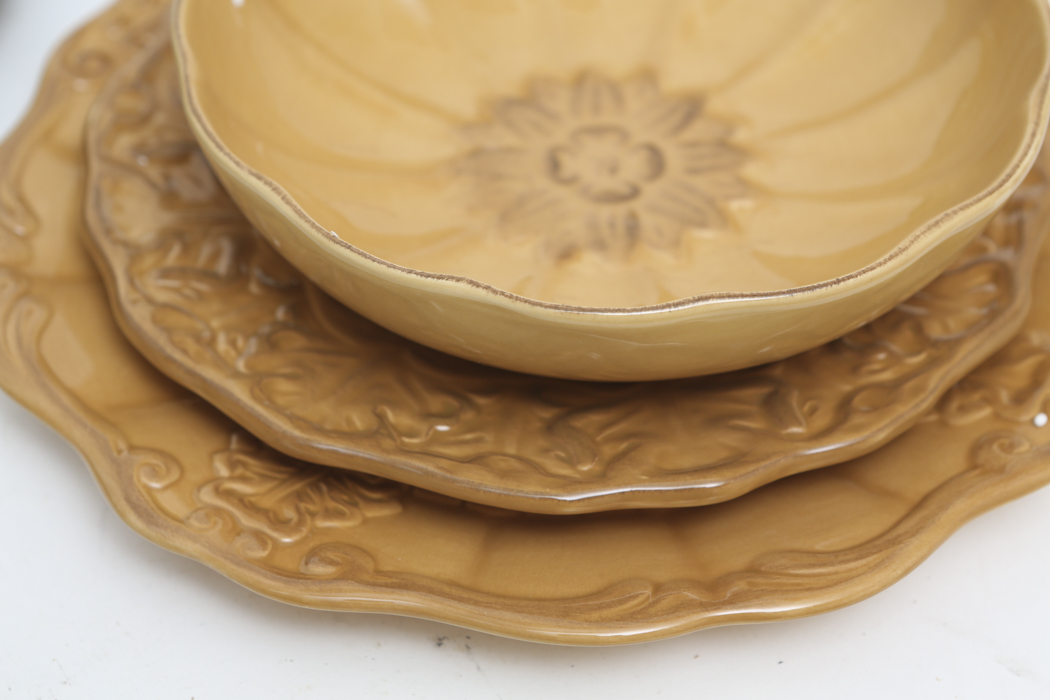 Set of Better Homes and Garden Collection Stoneware Dishes