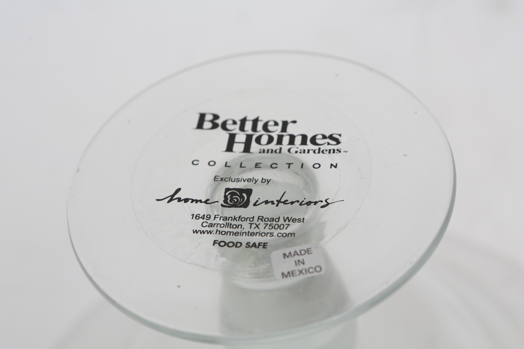 Better Homes and Gardens Collection Pedestal Glass Bowls