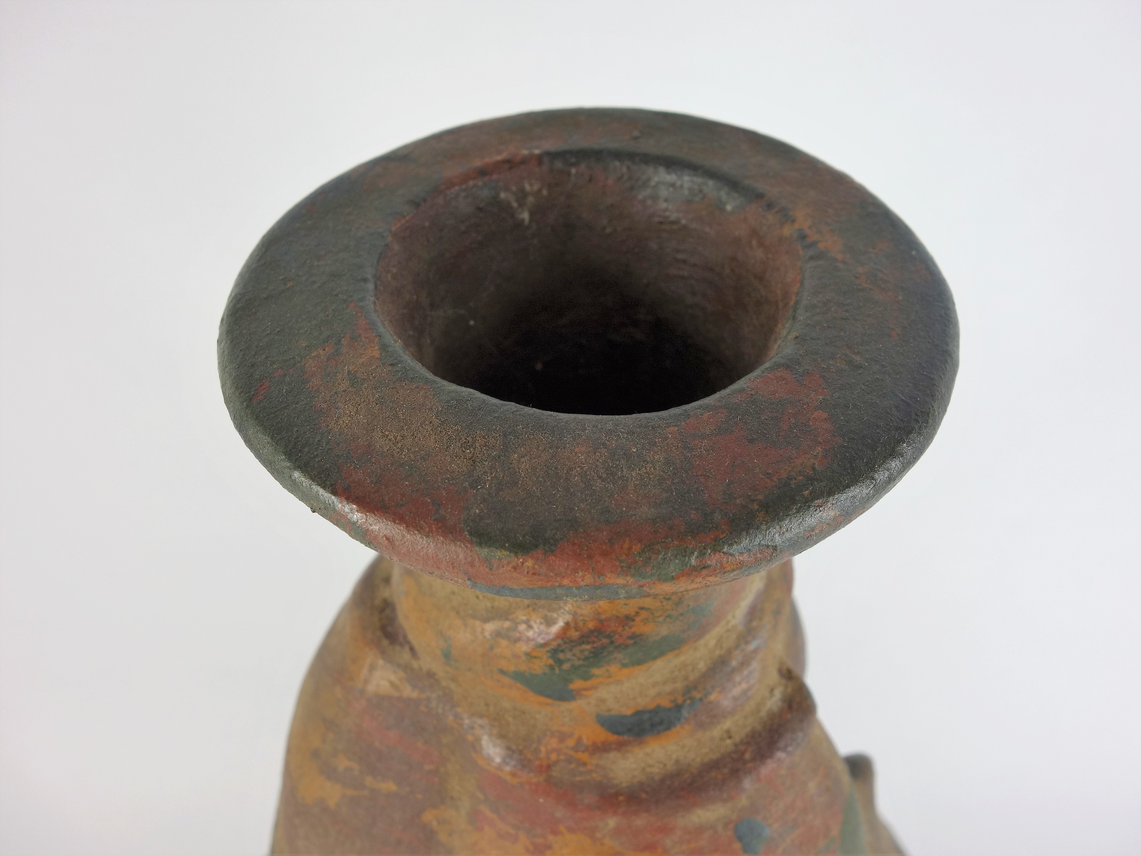 Substantial Vintage Art Pottery Fish Vessel