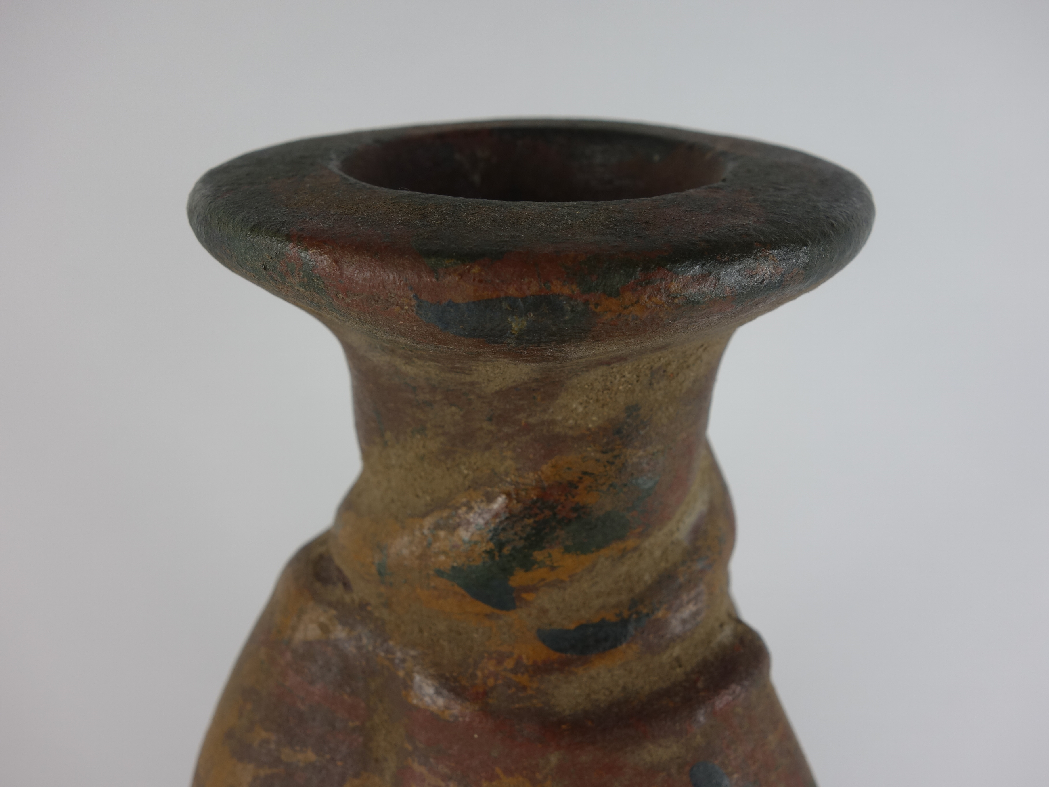 Substantial Vintage Art Pottery Fish Vessel