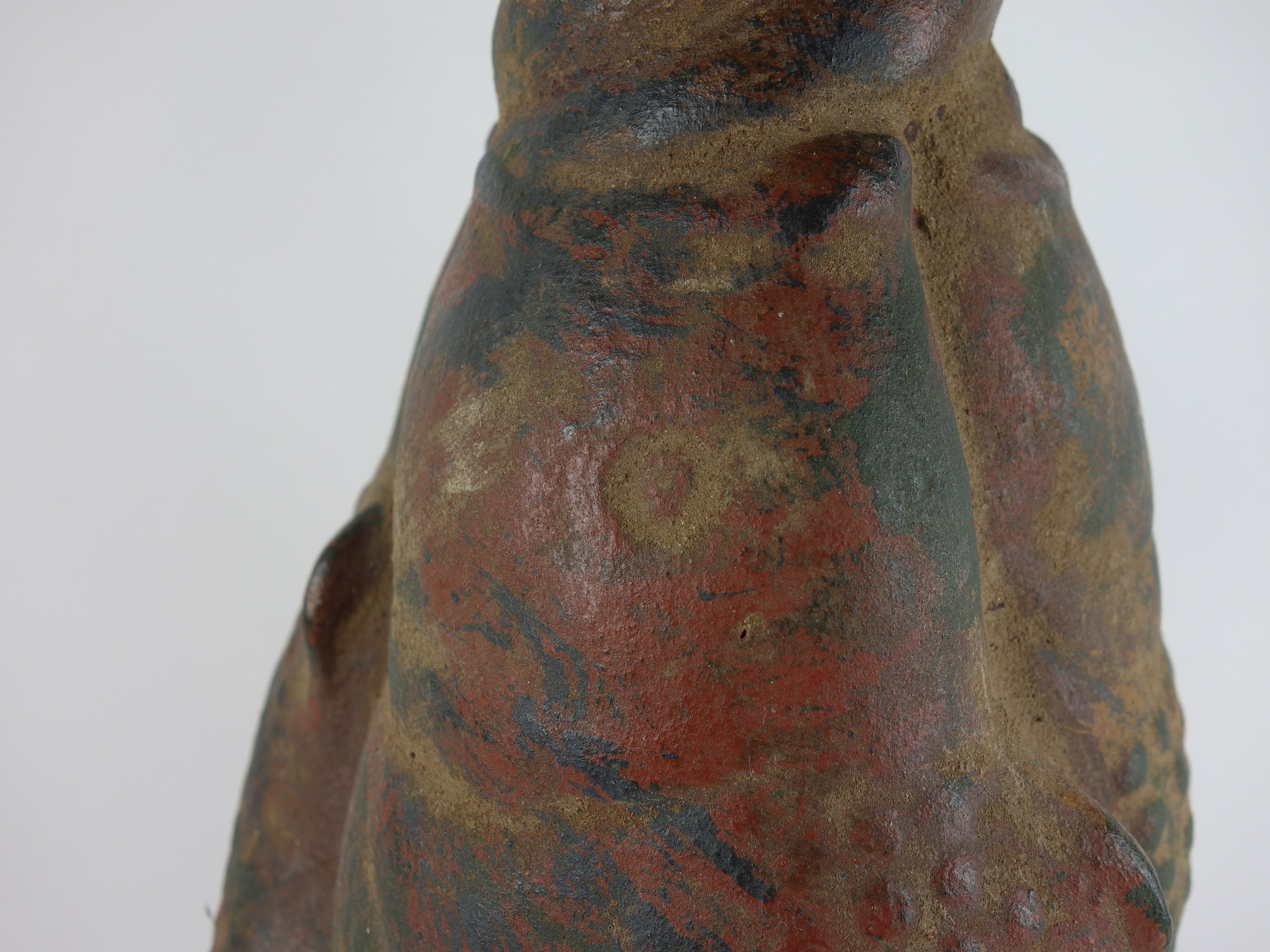 Substantial Vintage Art Pottery Fish Vessel