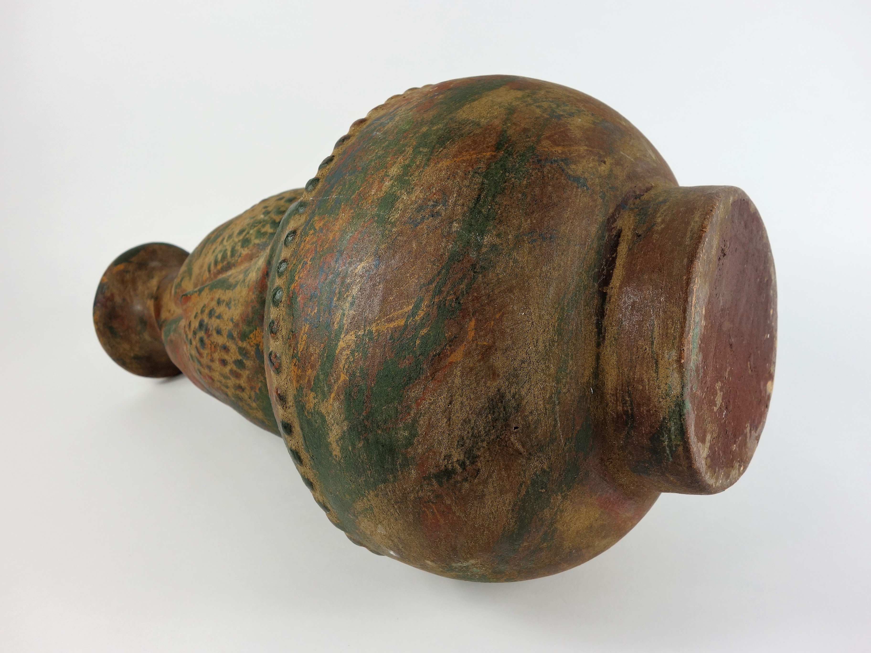 Substantial Vintage Art Pottery Fish Vessel