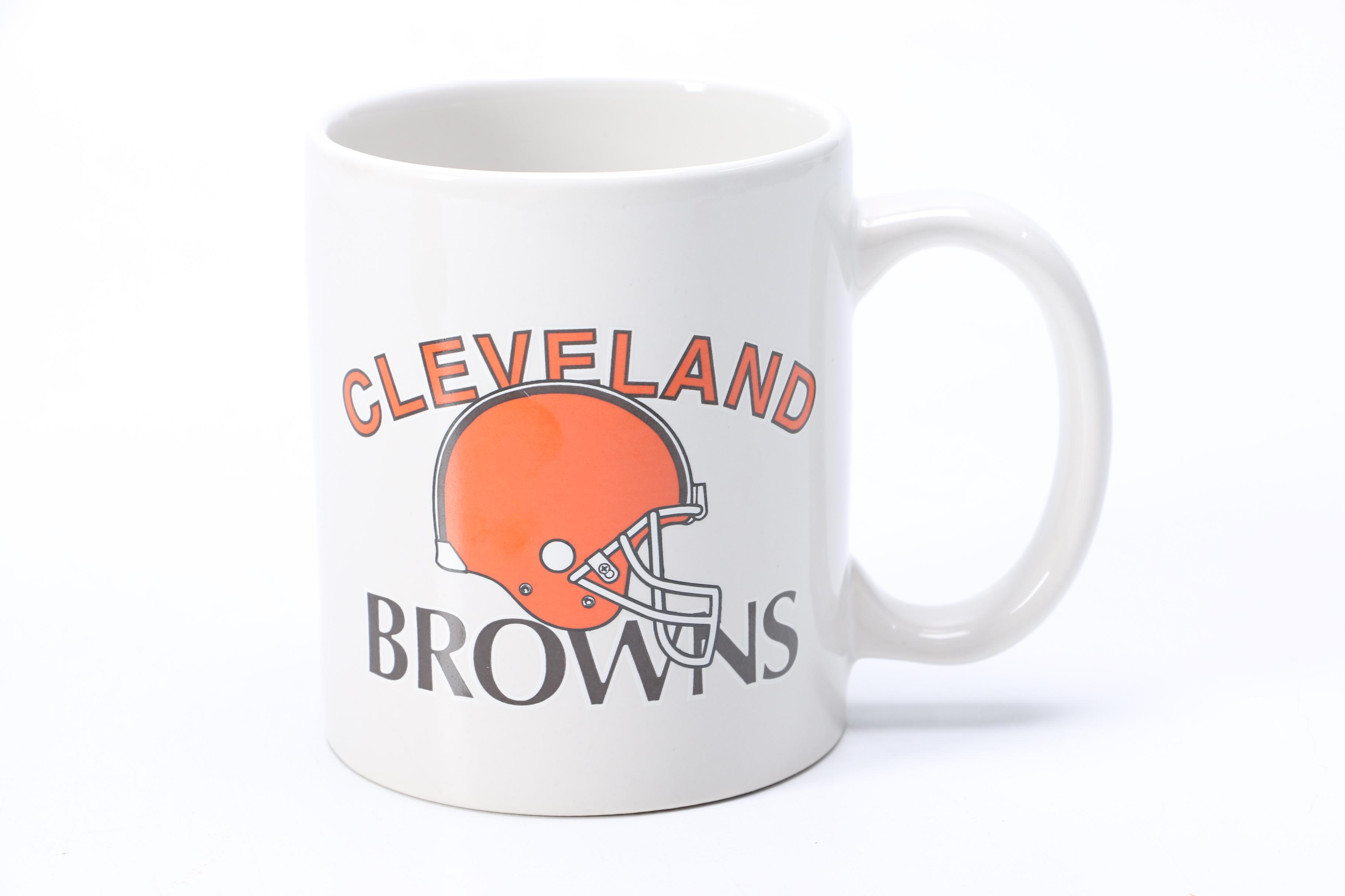 Danbury Mint Cleveland Browns Santa Figurine