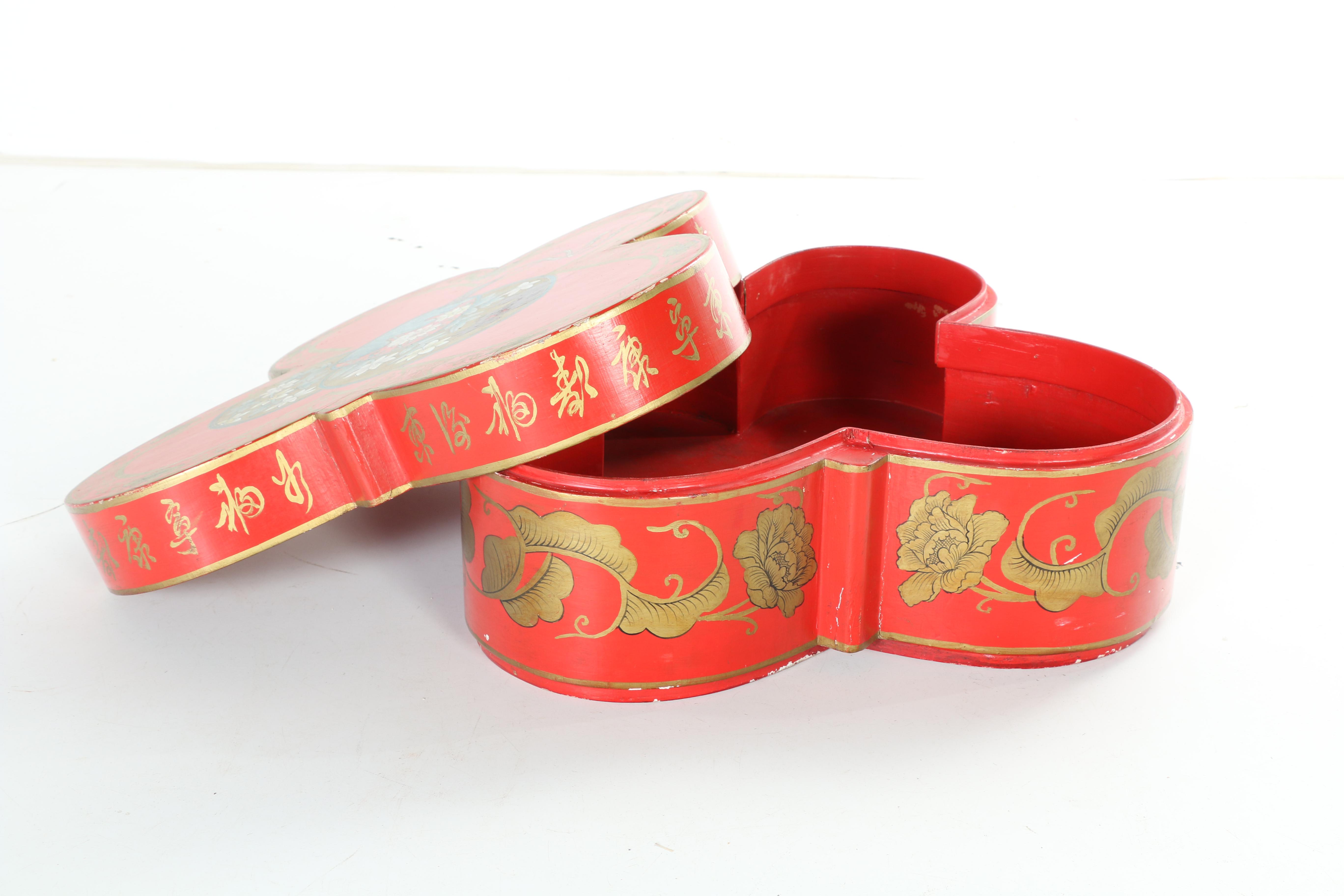 Vintage Chinese Butterfly Box