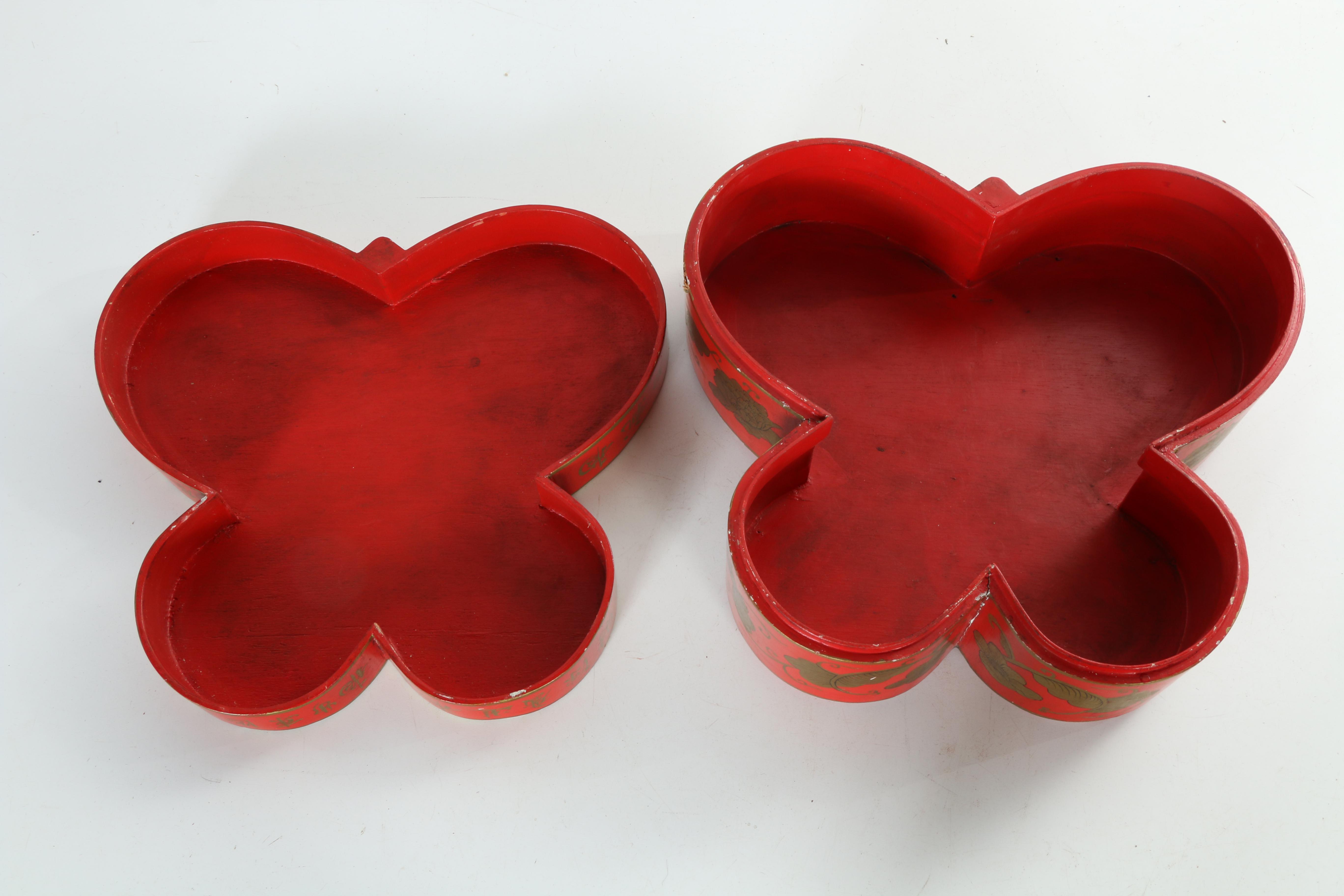 Vintage Chinese Butterfly Box