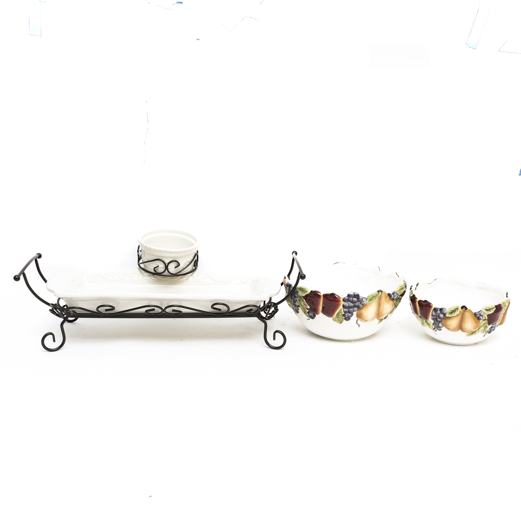Veranda Set of Serving Dishes