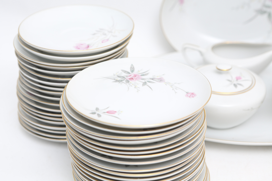 "Golden Rose" Fine China Japan and "American Rose" Camelot