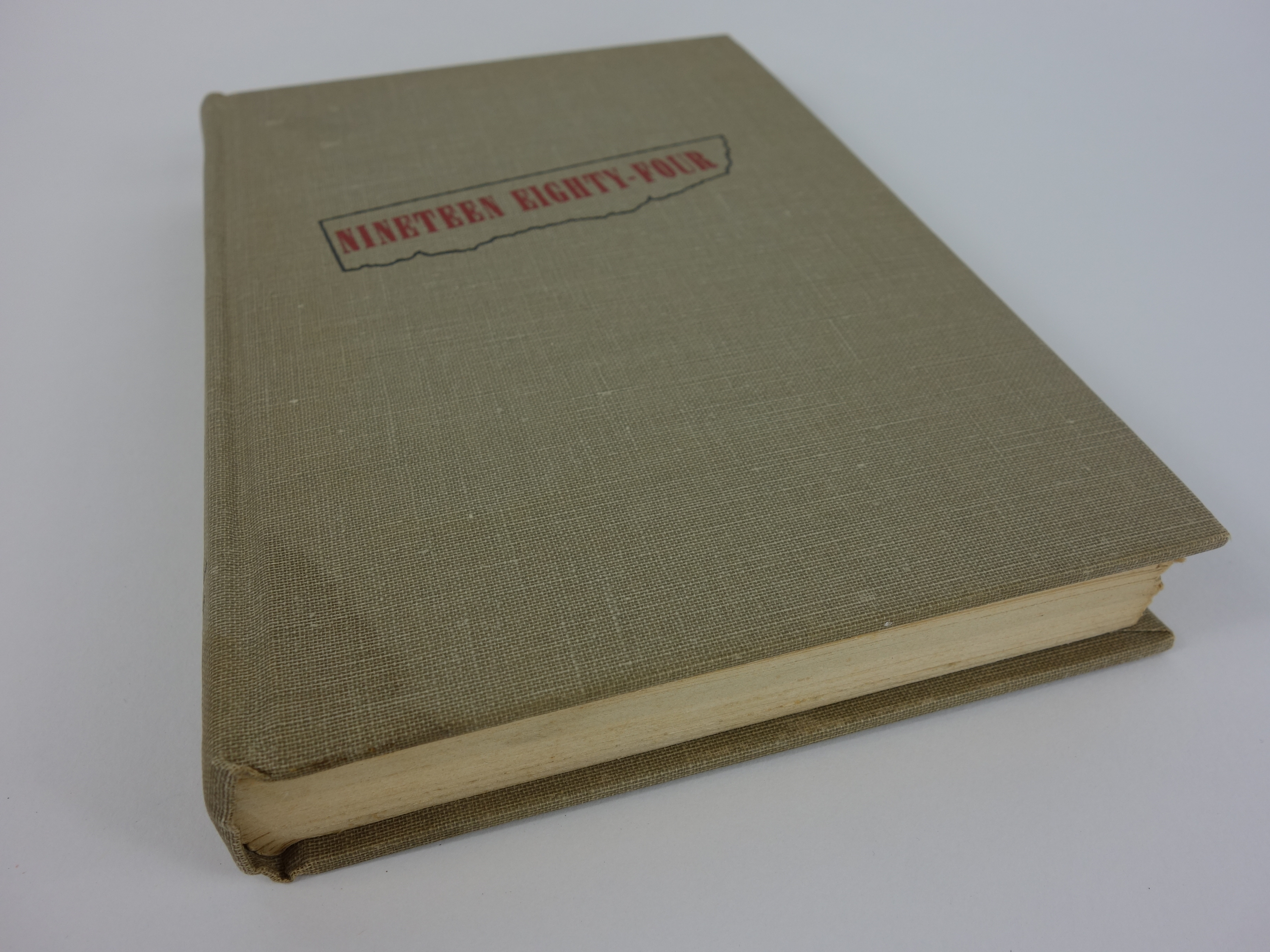 1984 Book Club Edition of "Nineteen Eighty-Four" by George Orwell