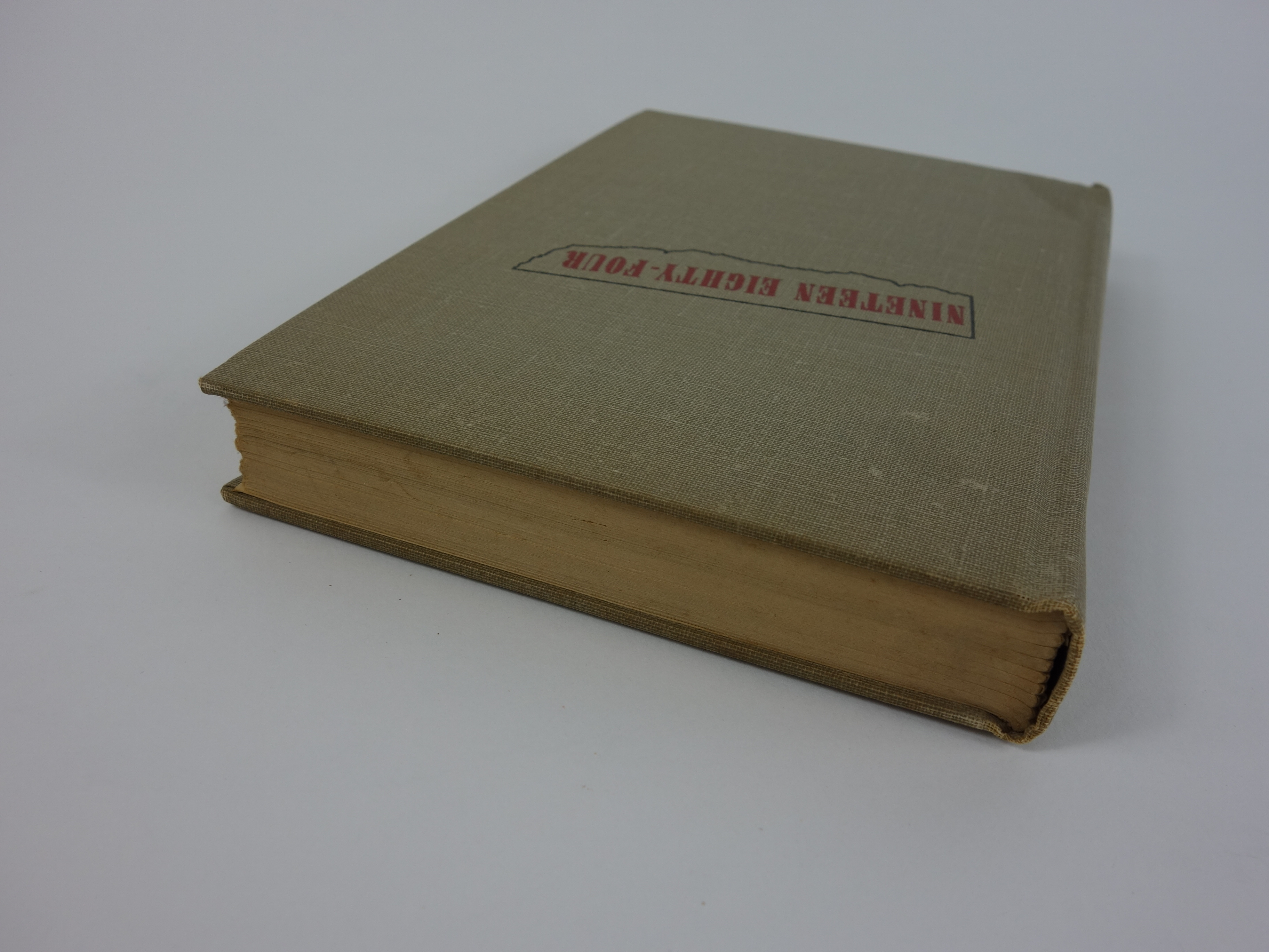 1984 Book Club Edition of "Nineteen Eighty-Four" by George Orwell