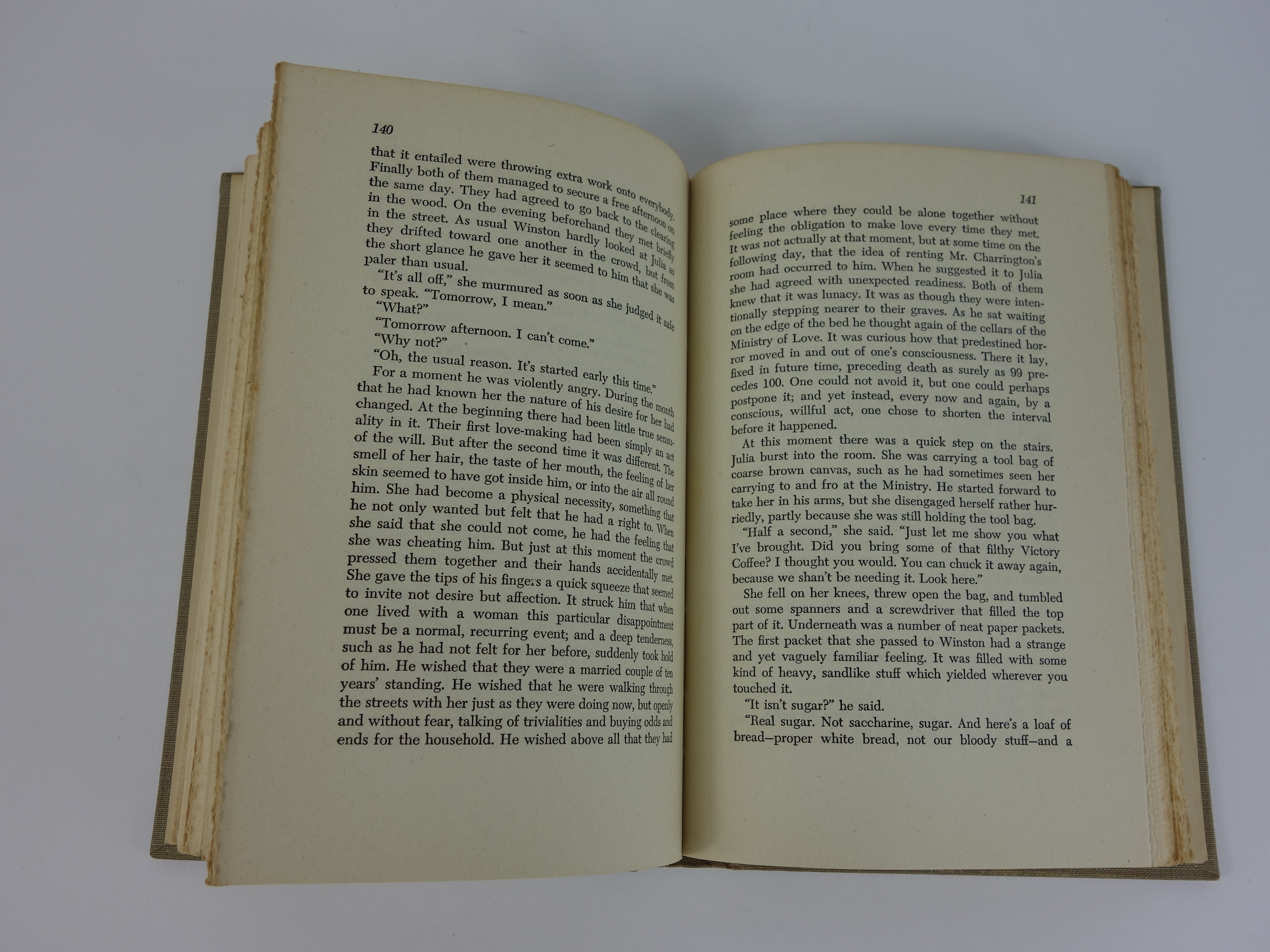 1984 Book Club Edition of "Nineteen Eighty-Four" by George Orwell