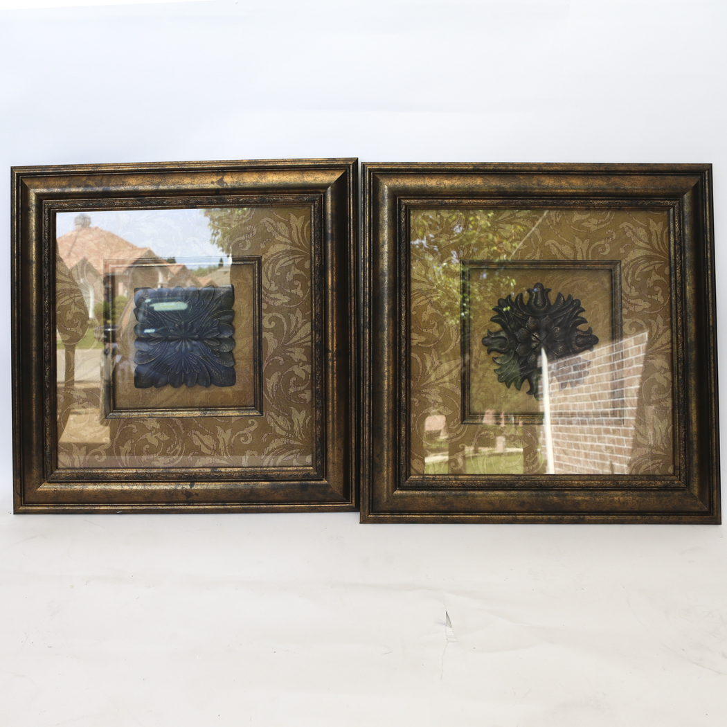 Framed Metal Wall Art