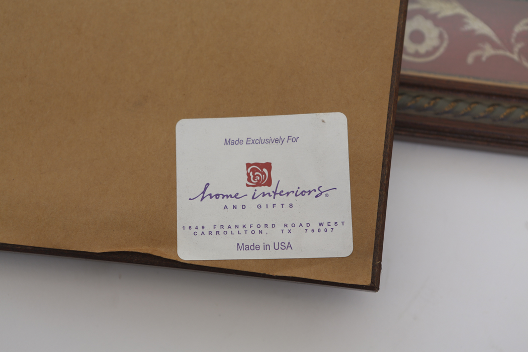 Pair of Rooster Prints by Home Interiors