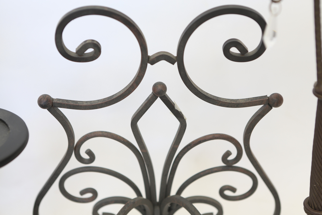 Grouping of Metal and Resin Candle Holders