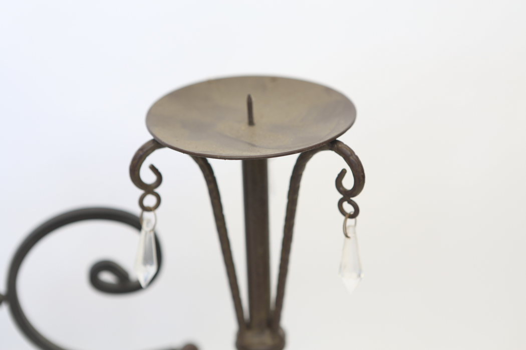 Grouping of Metal and Resin Candle Holders