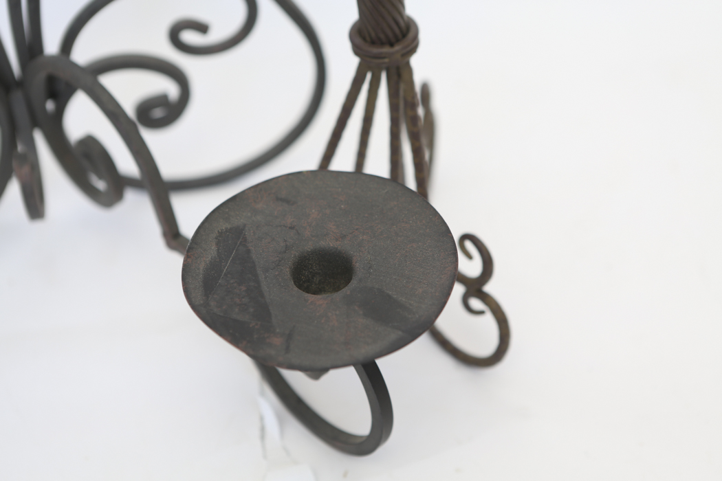 Grouping of Metal and Resin Candle Holders