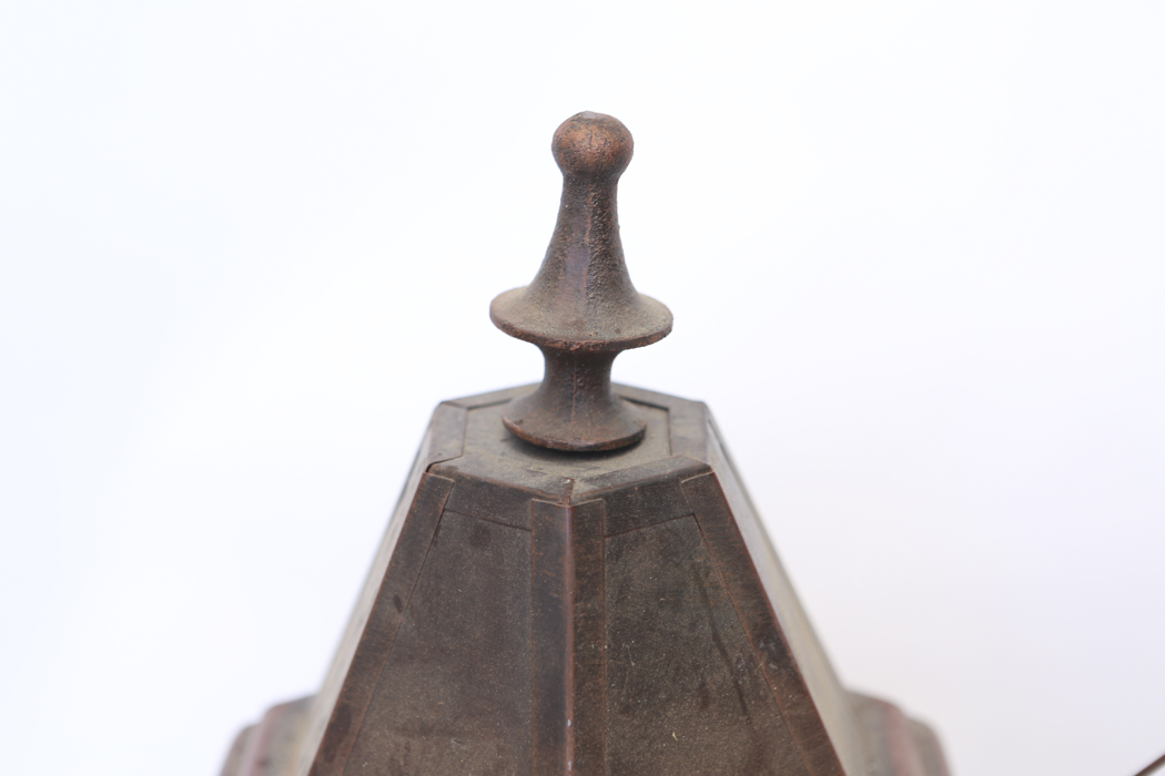 Selection of Hanging Metal and Wood Lanterns