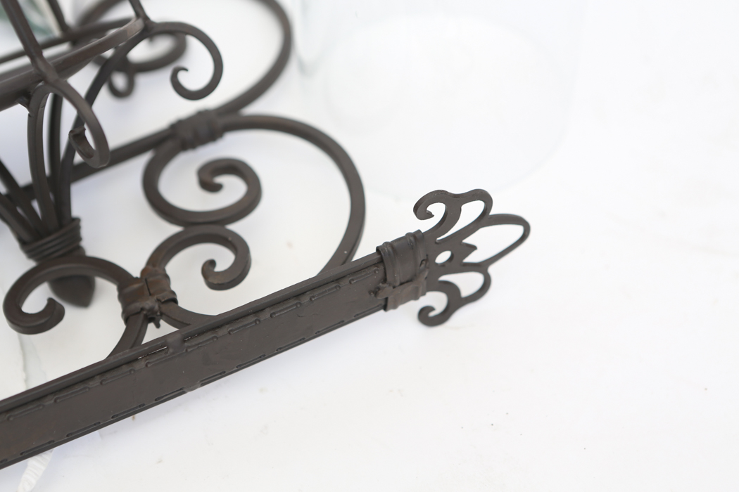 Selection of Hanging Metal and Wood Lanterns