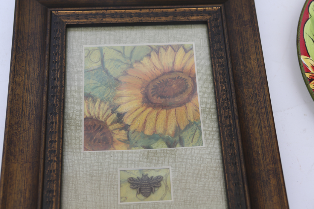 Sunflower Breakfast Nook Decor