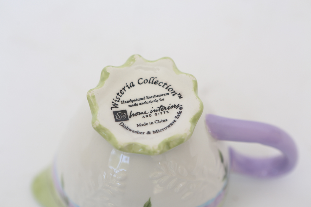 Wisteria Collection Tea Set by Home Interiors