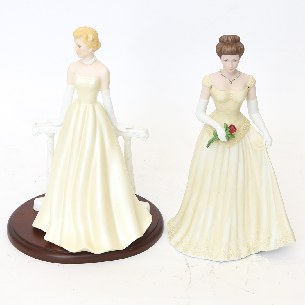 Home Interiors "Grace Patricia" and "Belle of the Ball" Figurines